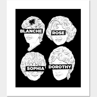 RobskiArt subversive Golden girls Dark T Posters and Art